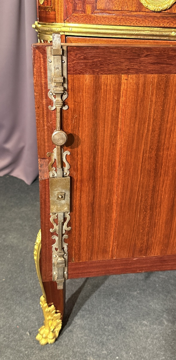 Chest Of Drawers Stamped J.f. Dubut , 18th Century-photo-1