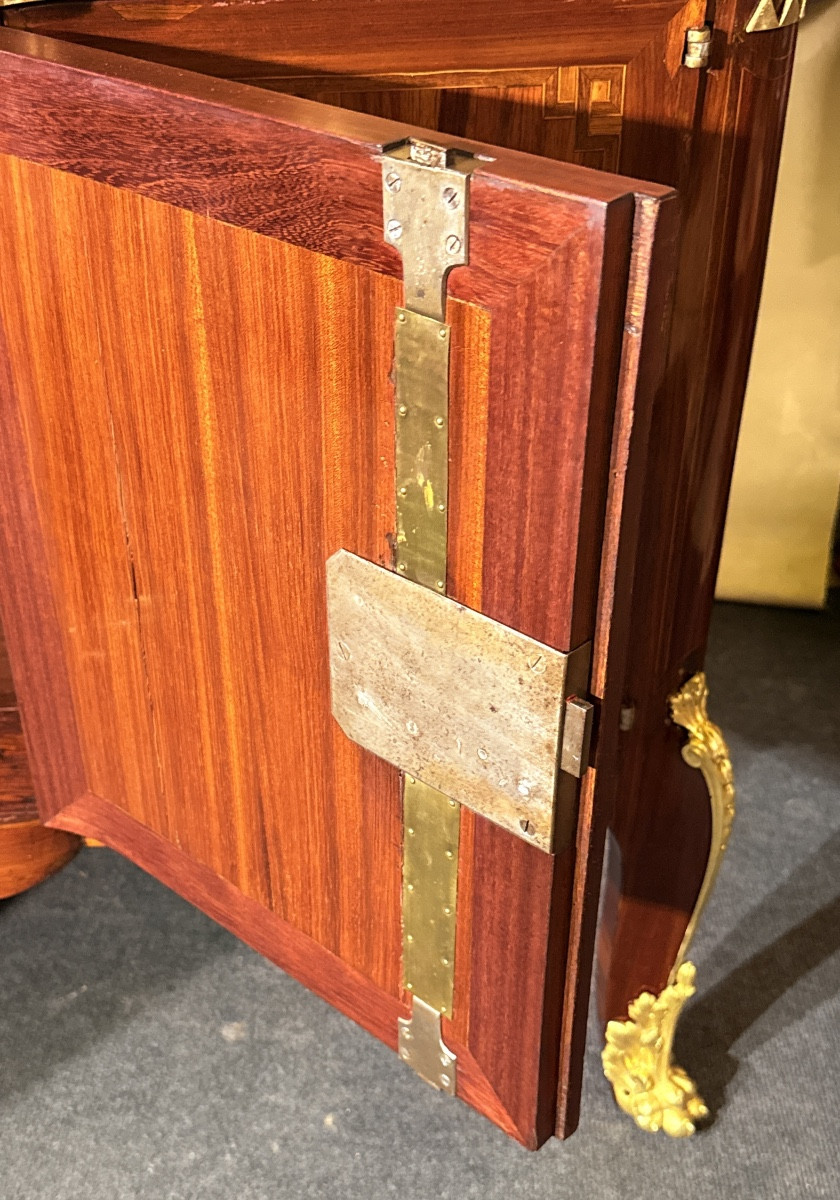 Chest Of Drawers Stamped J.f. Dubut , 18th Century-photo-2