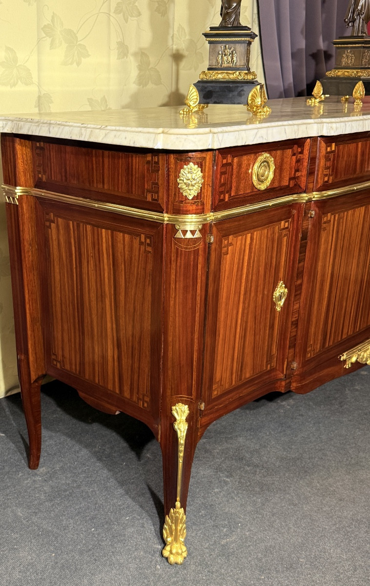 Chest Of Drawers Stamped J.f. Dubut , 18th Century-photo-7