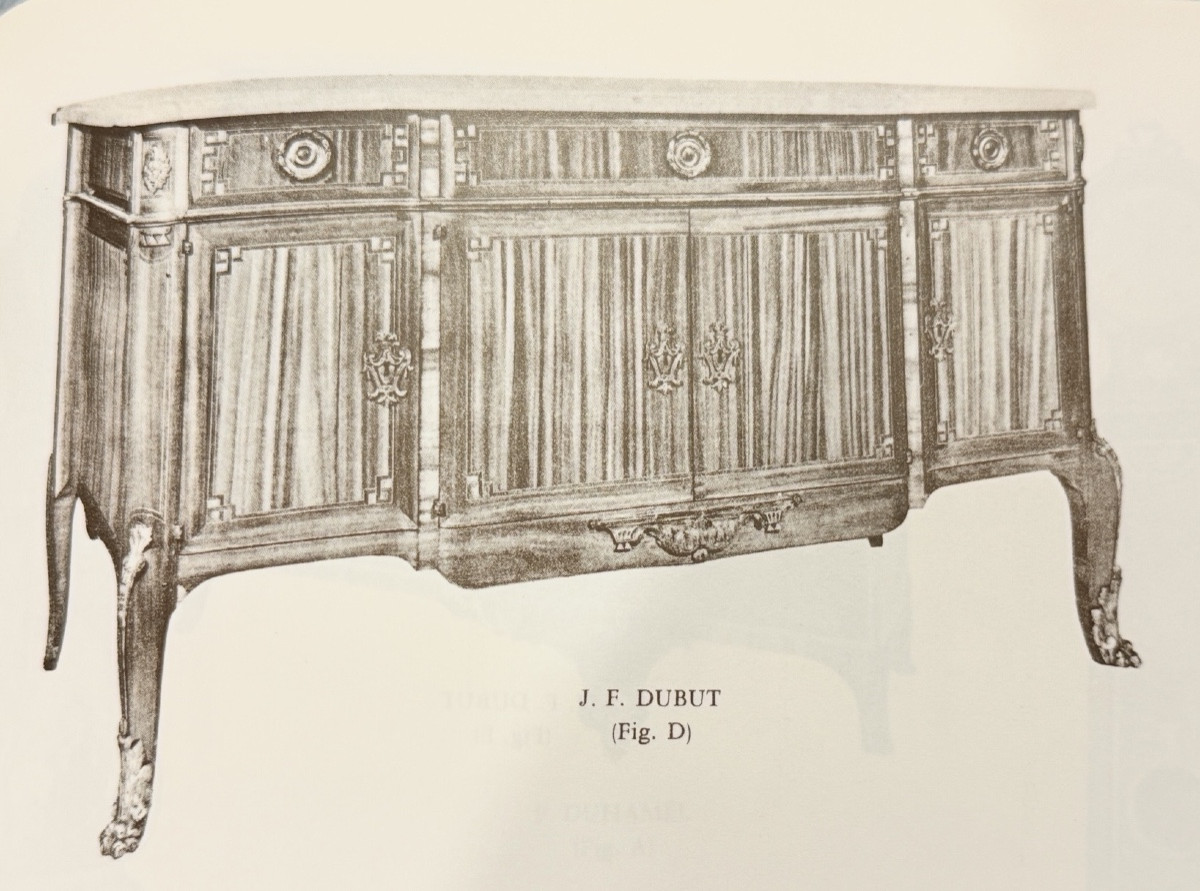 Chest Of Drawers Stamped J.f. Dubut , 18th Century-photo-8