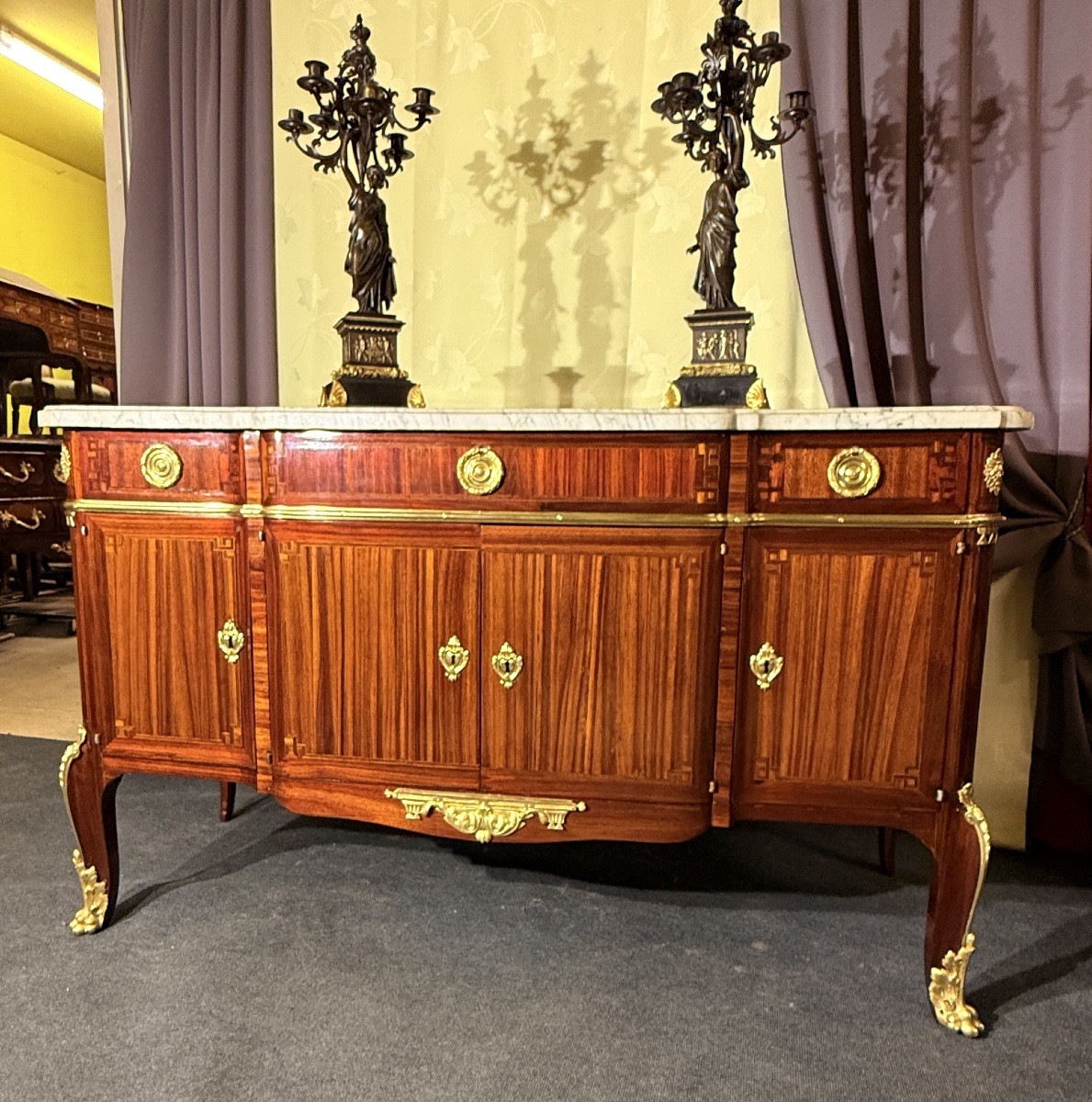 Chest Of Drawers Stamped J.f. Dubut , 18th Century