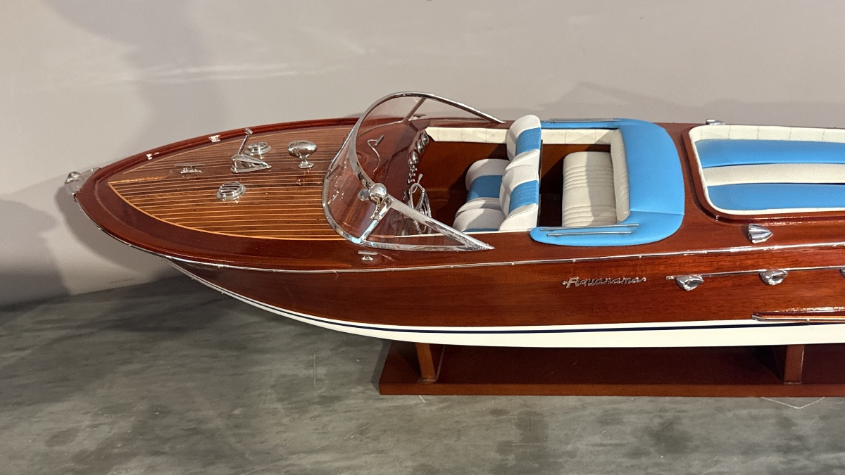 Maquette du RIVA  AQUARAMA , 87 CM -photo-5