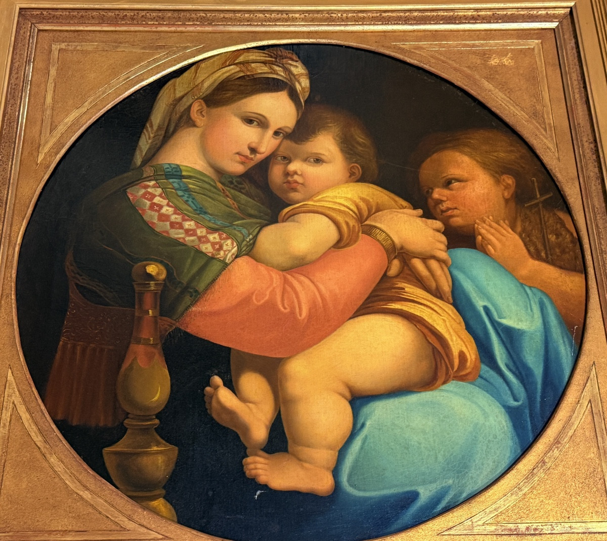 Virgin And Child , In The Taste Of Raphael , 19th Century-photo-6