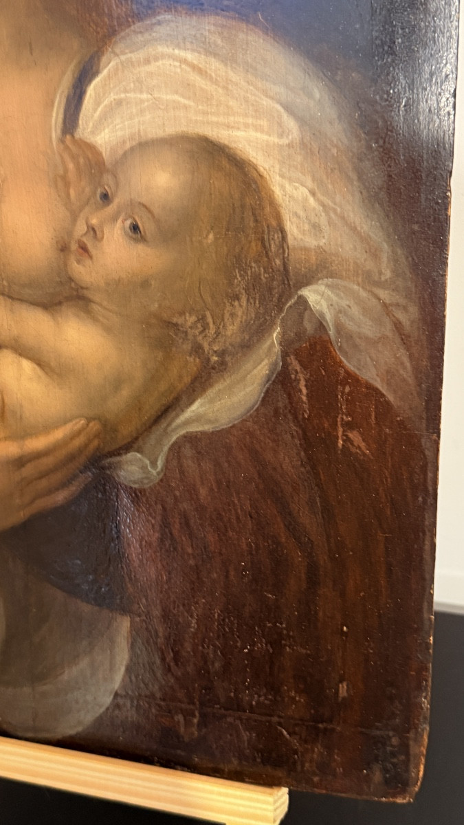 Tableau Vierge De Lait , 16th Century-photo-1