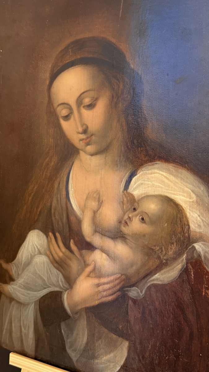 Tableau Vierge De Lait , 16th Century