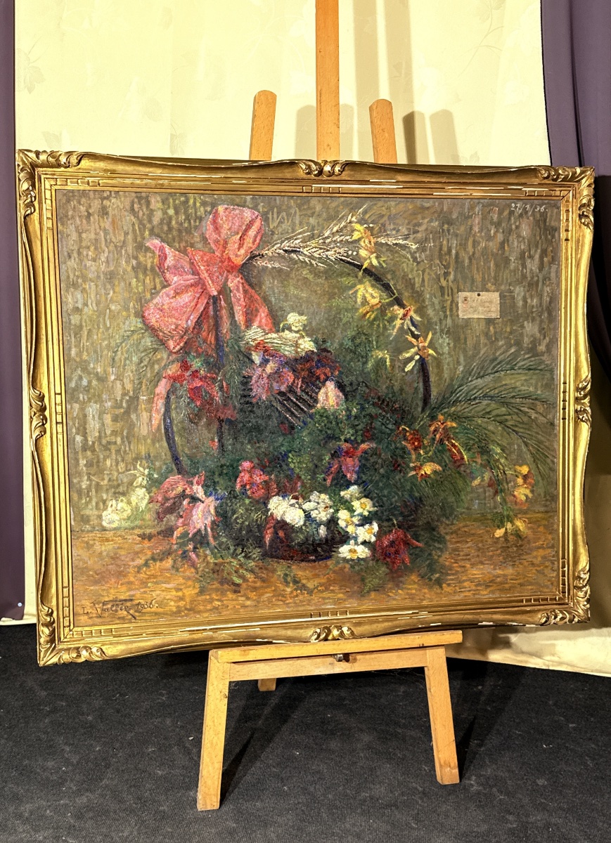 Tableau signé Ludovic Vallée ( 1864-1939 ) École Pointilliste 