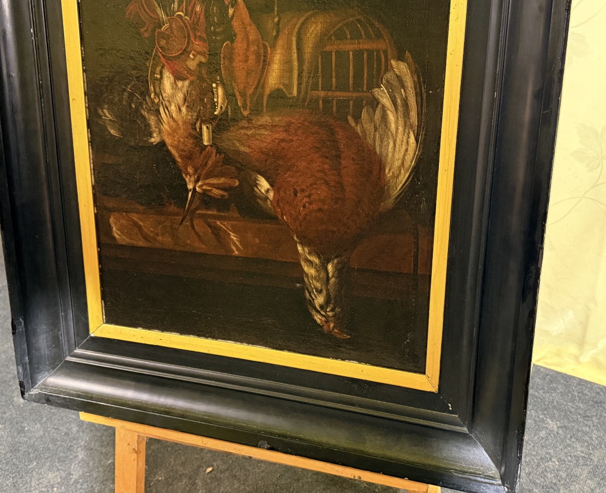 Still Life Painting , Retour De Chasse , 19th Century-photo-4