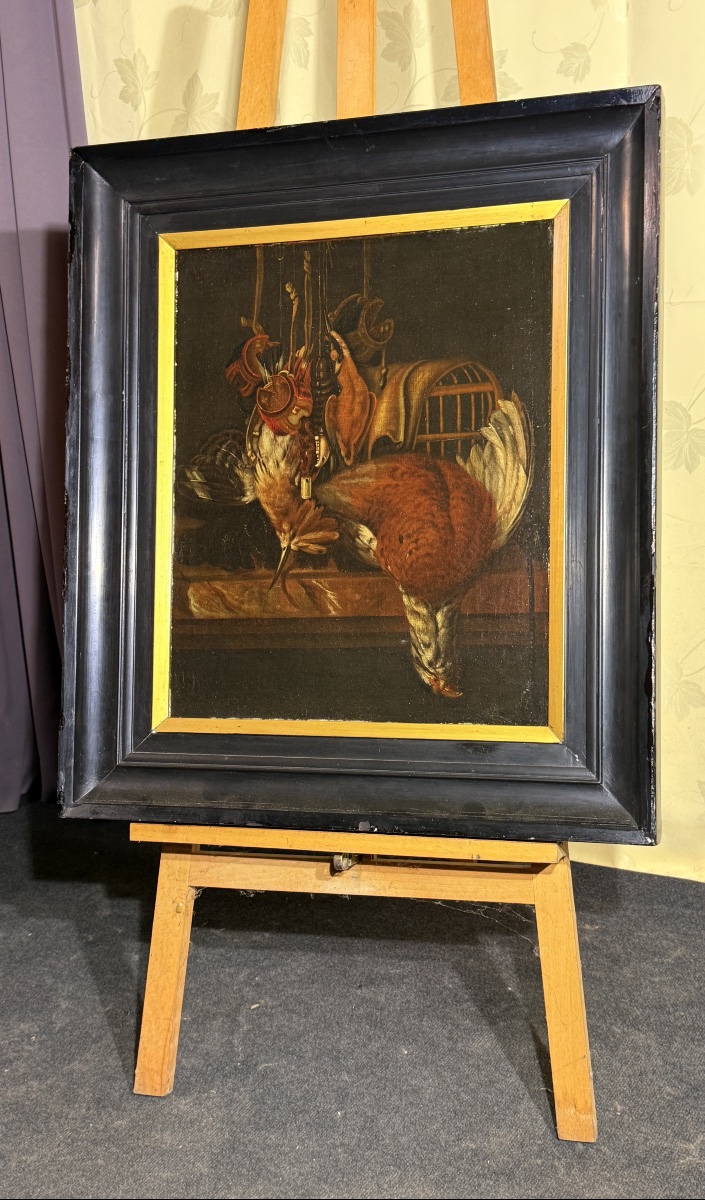 Still Life Painting , Retour De Chasse , 19th Century