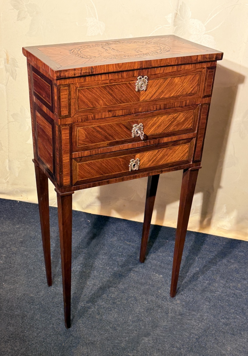Table de Salon Louis XVI , Époque XVIIIe Siècle -photo-5
