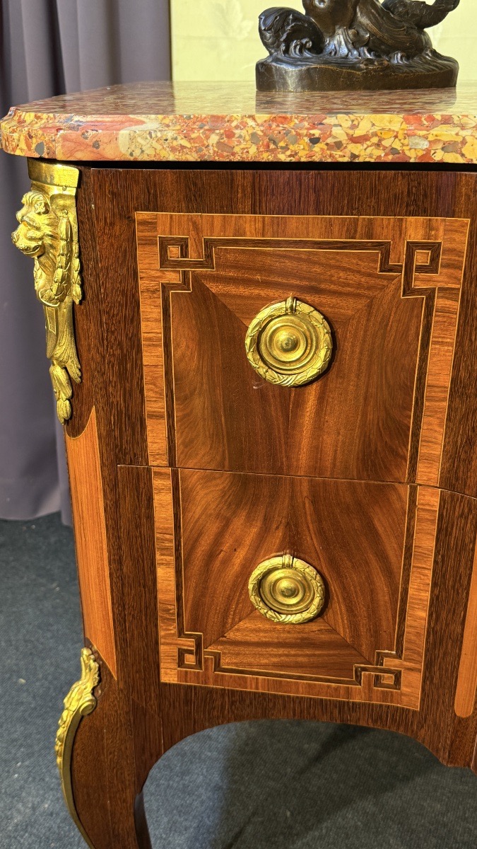 Transitional-era Chest Of Drawers, Stamped "rubestuck," -photo-8