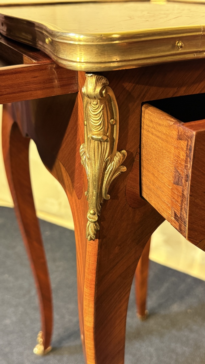 Coffee Table Designed By Alphonse Gouffe, Late 19th Century -photo-3