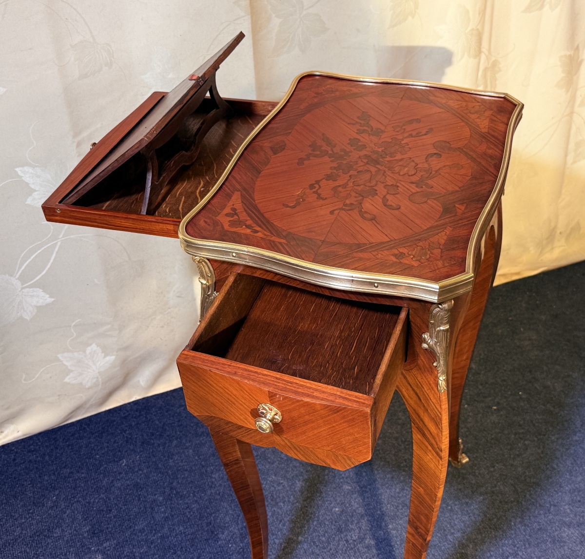 Coffee Table Designed By Alphonse Gouffe, Late 19th Century -photo-5