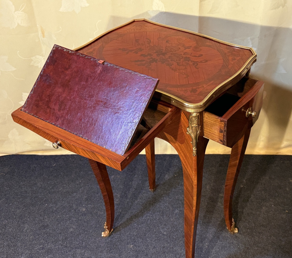 Coffee Table Designed By Alphonse Gouffe, Late 19th Century -photo-6