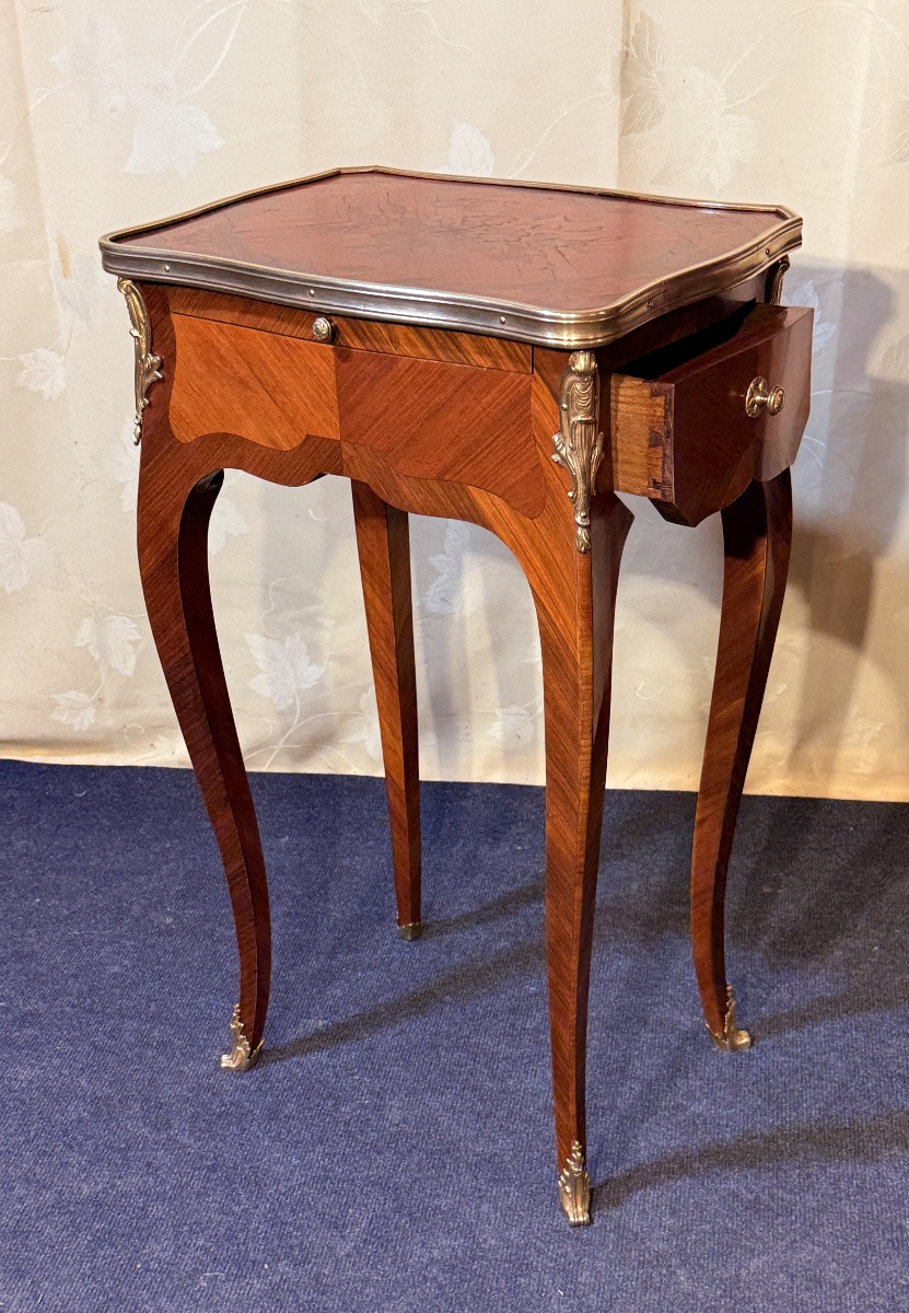 Coffee Table Designed By Alphonse Gouffe, Late 19th Century -photo-8