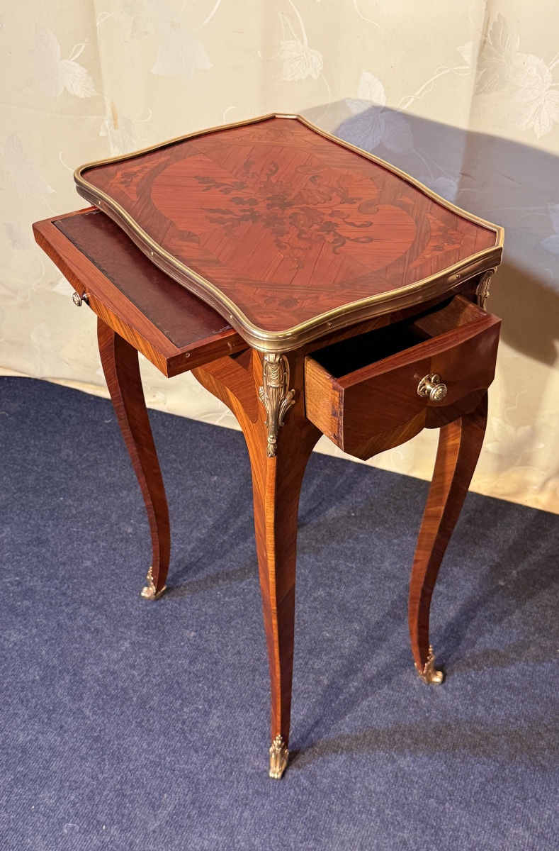 Coffee Table Designed By Alphonse Gouffe, Late 19th Century 