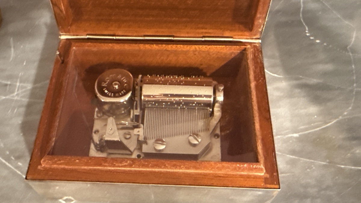925 Sterling Silver Music Box -photo-2