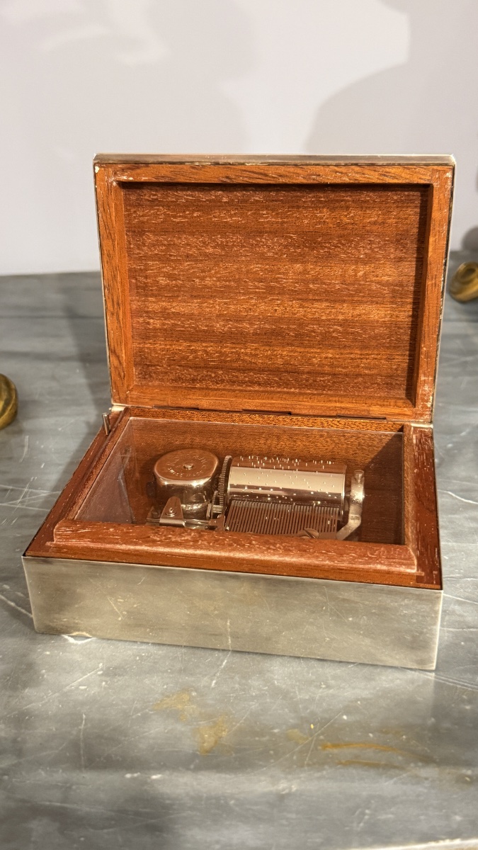 925 Sterling Silver Music Box -photo-4