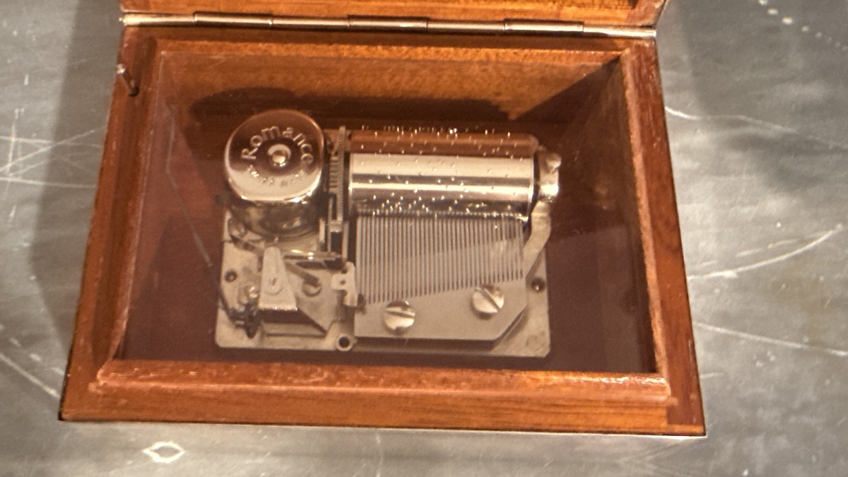 925 Sterling Silver Music Box 