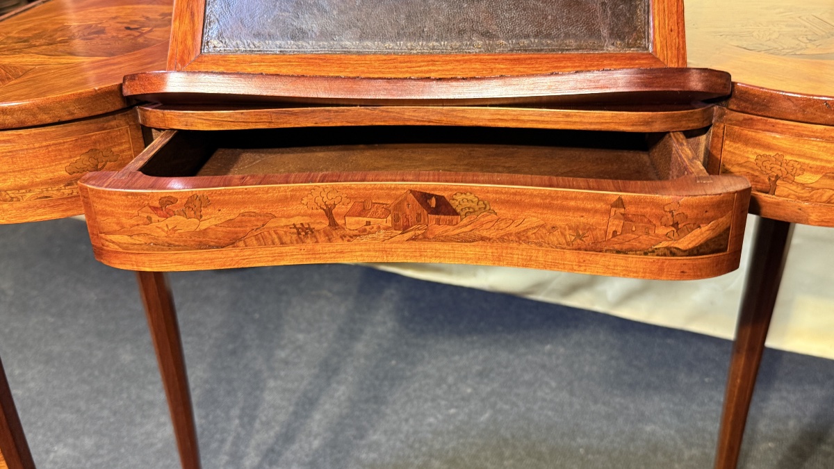 Fables de la Fontaine , Table à Transformation Époque  XVIIIe Siècle -photo-5