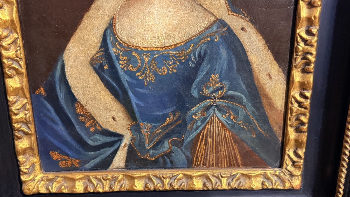 D’après Pierre GOBERT , Portrait de Marie Thérèse d’AUTRICHE , XVIIe -photo-4