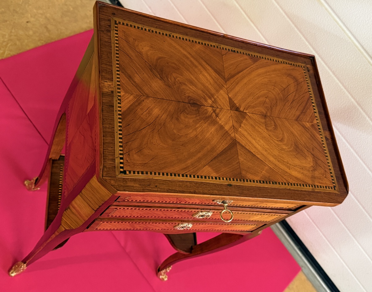 Table de Salon Estampillée DUSAUTOY , 18eme Siècle -photo-7