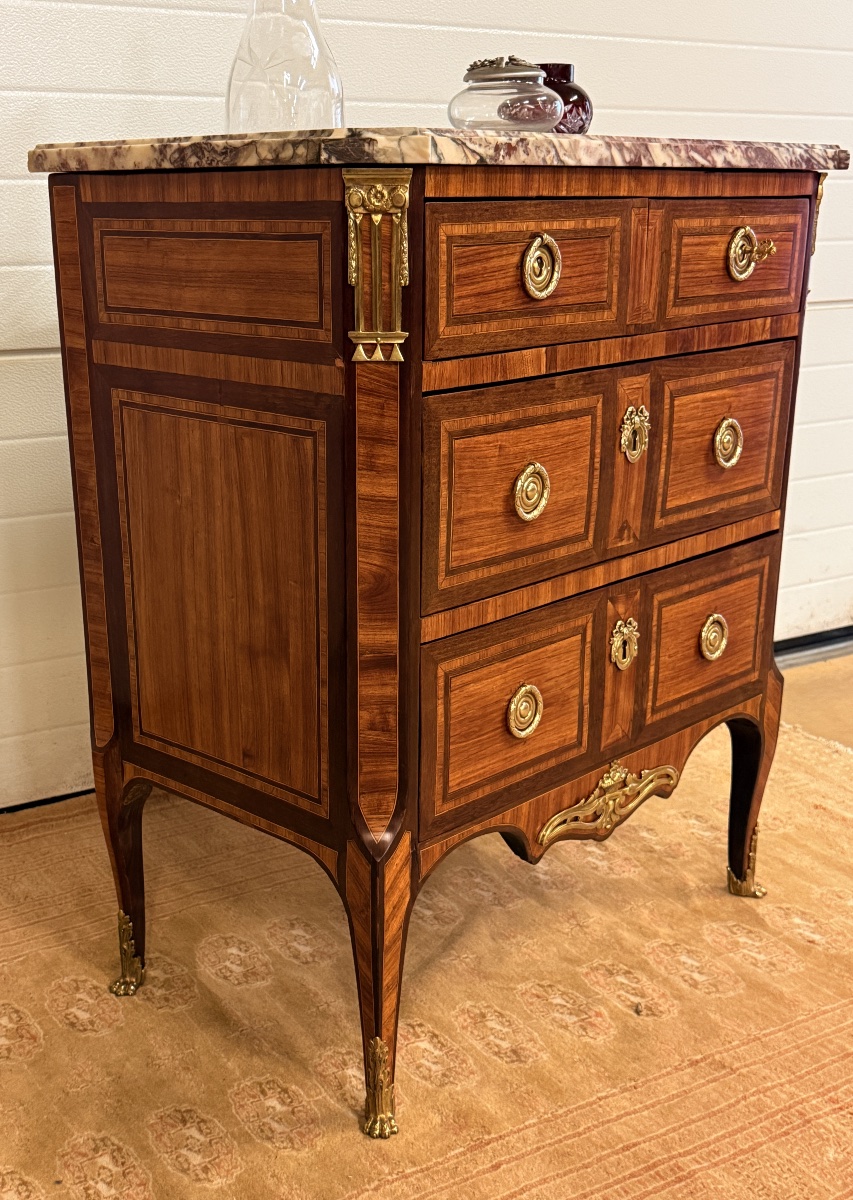 Transitional-period Chest Of Drawers, 18th Century -photo-6