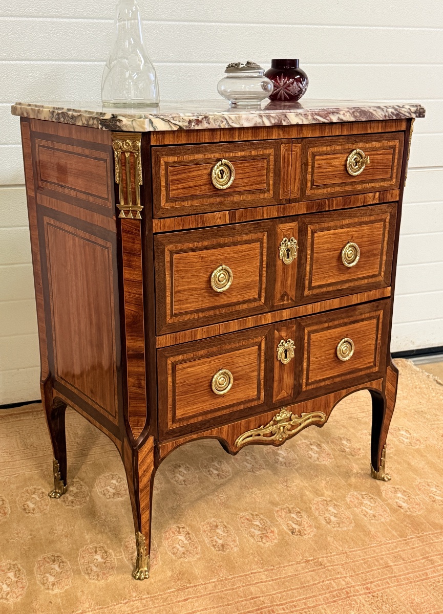 Transitional-period Chest Of Drawers, 18th Century 