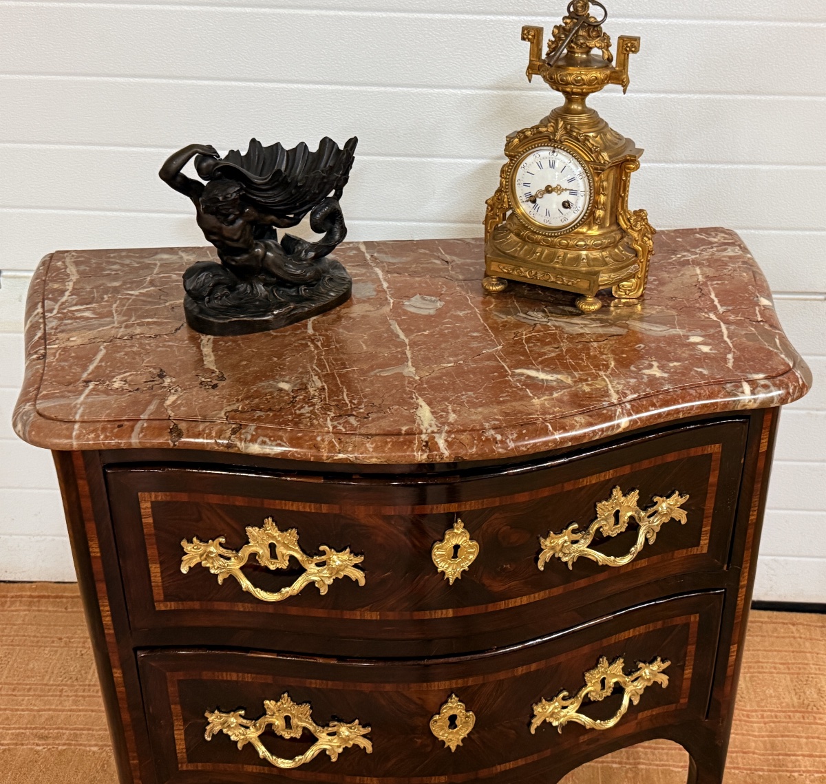 Commode Louis XV , Estampillée J.F. LELEU, XVIIIe Siècle -photo-2