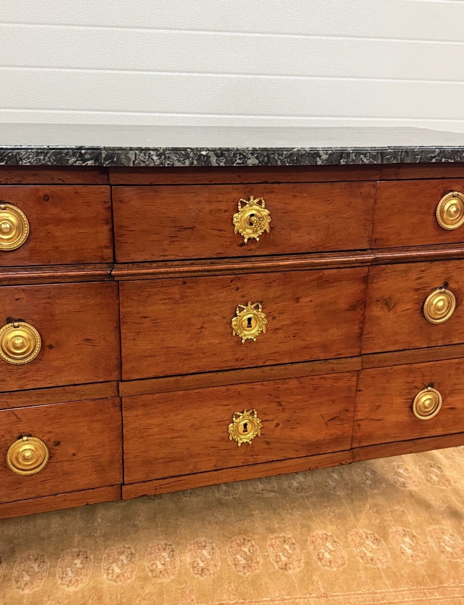 Louis XVI Chest Of Drawers, Stamped "c.c. Saunier," 18th Century -photo-3