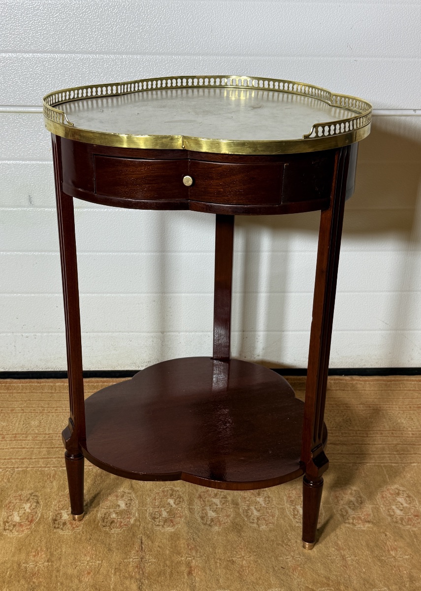 Table de Salon Louis XVI , de Forme polylobée , Époque XVIIIe Siècle -photo-2