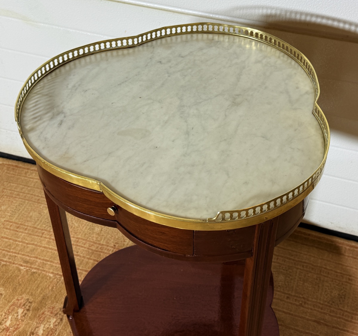Table de Salon Louis XVI , de Forme polylobée , Époque XVIIIe Siècle -photo-4