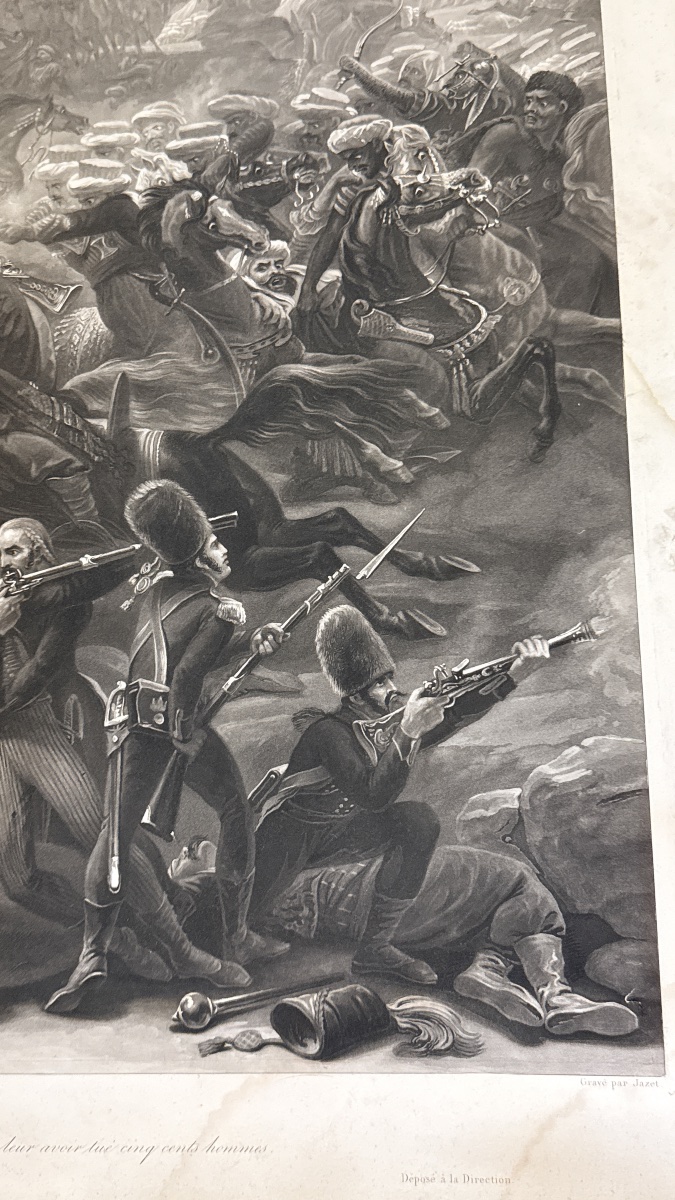 Gravure historique d’après Antoine-Jean GROS  , XIXe Siècle -photo-3