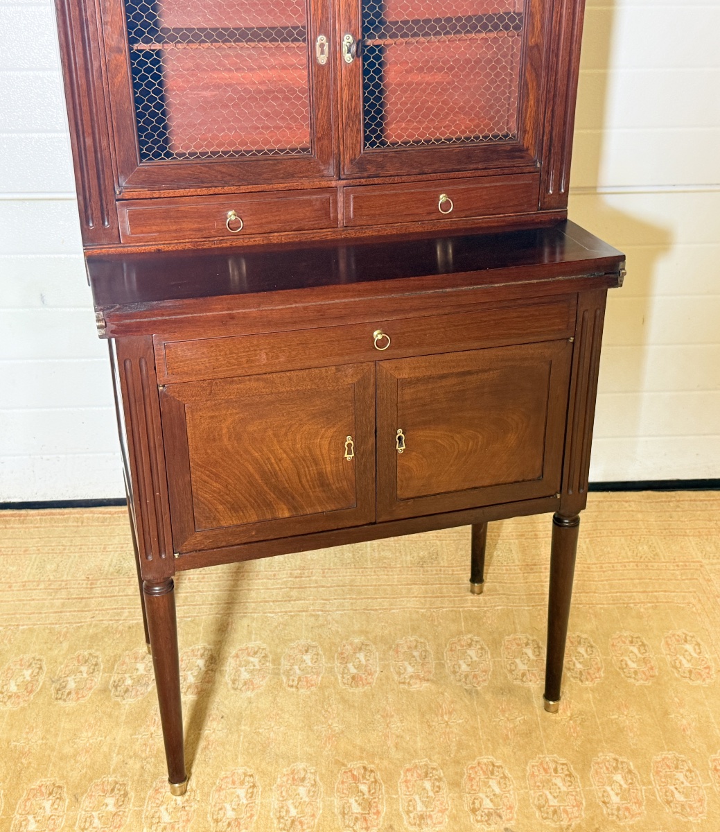 Cabinet Louis 16 , Estampillé E. AVRIL, Époque XVIIIe Siècle -photo-7