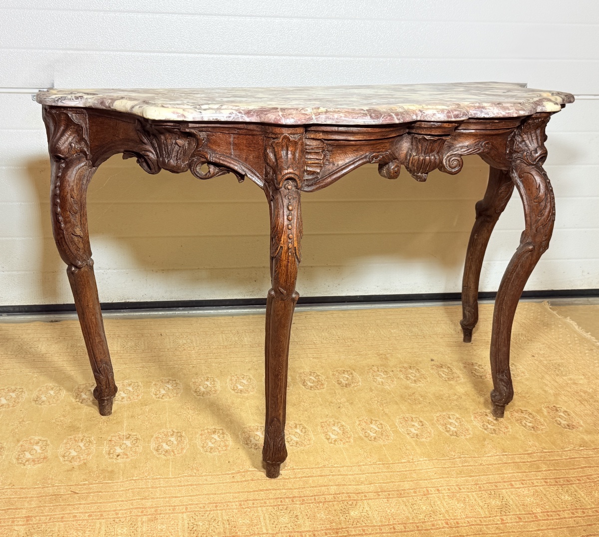 Console en Arbalète , Époque Régence vers 1720 / 1730 , début XVIIIe -photo-2