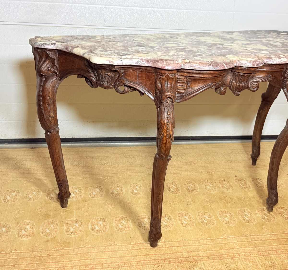 Console en Arbalète , Époque Régence vers 1720 / 1730 , début XVIIIe -photo-1