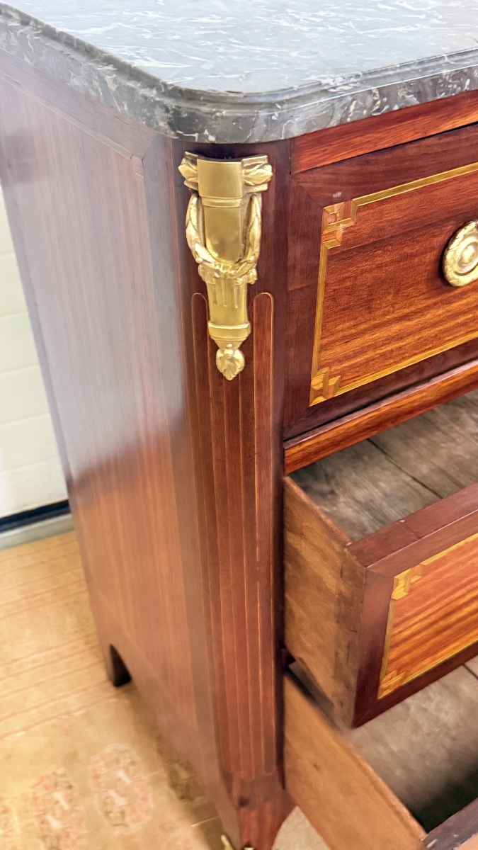 Louis XVI Secretary Chest, Late 18th Century -photo-3