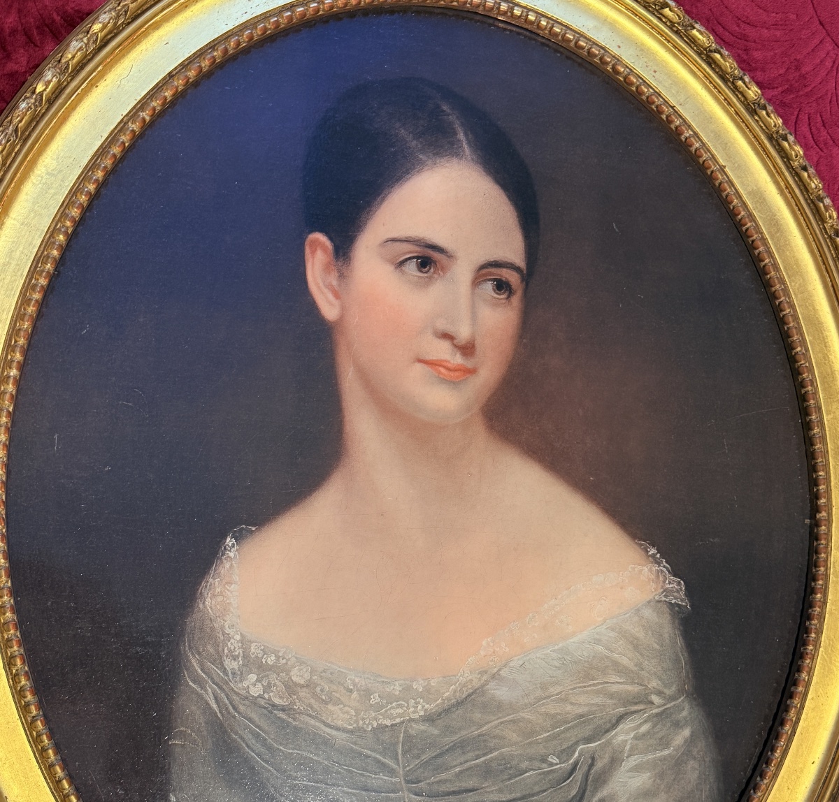 Portrait Of A Woman, 19th-century French School -photo-2