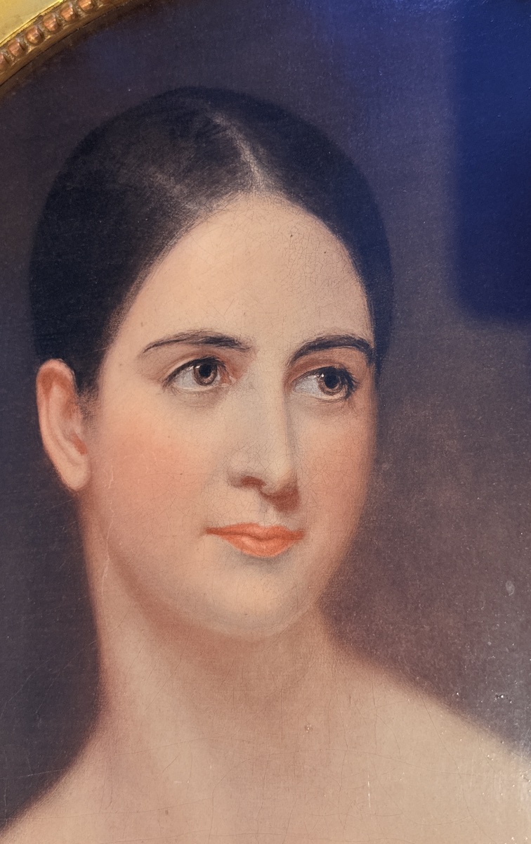 Portrait Of A Woman, 19th-century French School -photo-3