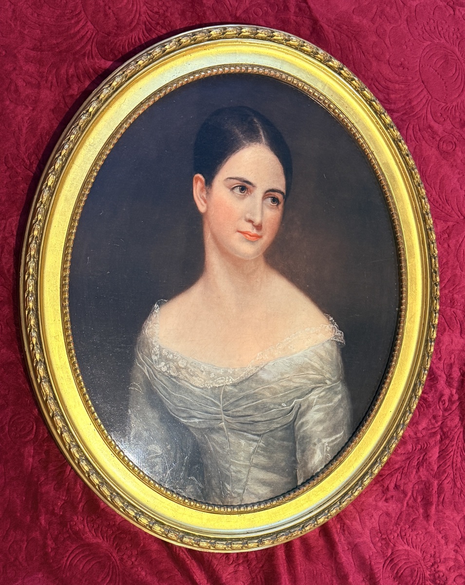 Portrait Of A Woman, 19th-century French School -photo-8