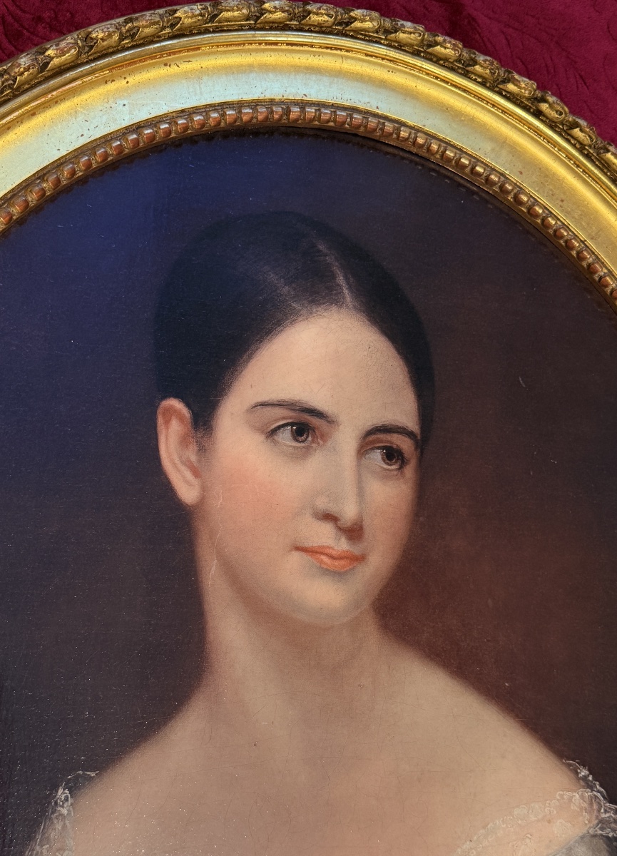 Portrait Of A Woman, 19th-century French School -photo-3