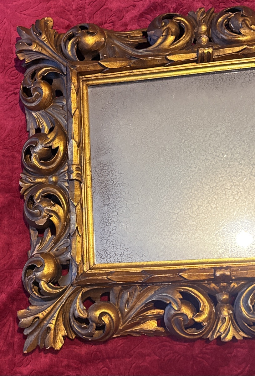 Miroir Louis XV ,  Époque XIXe  -photo-2