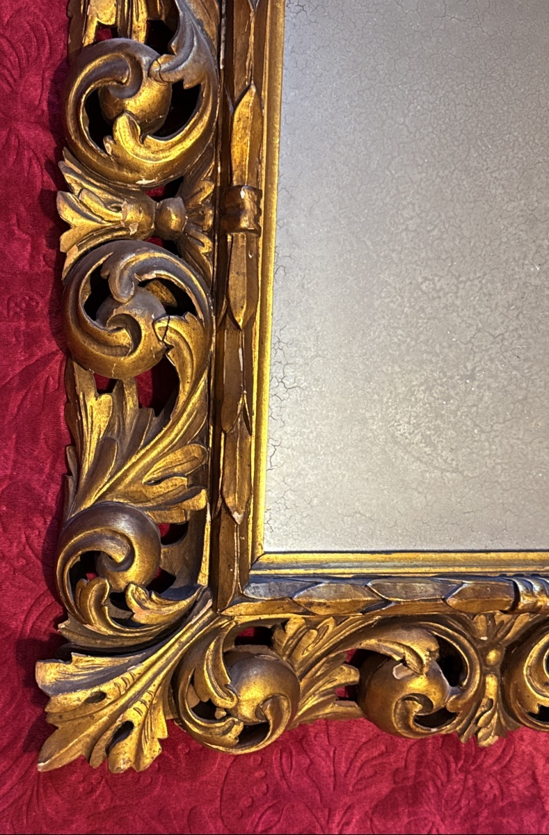 Miroir Louis XV ,  Époque XIXe  -photo-4