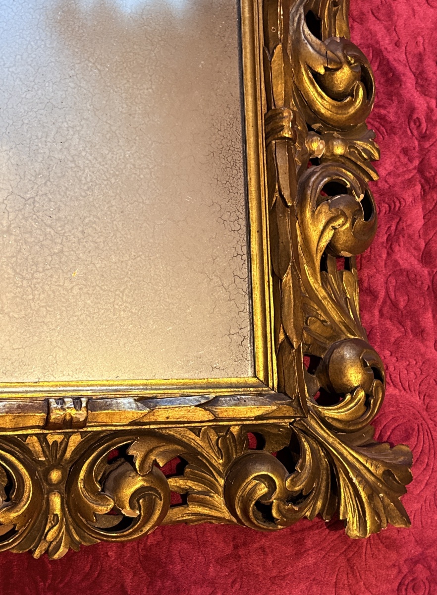 Miroir Louis XV ,  Époque XIXe  -photo-1