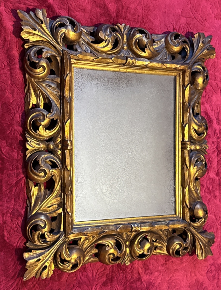 Miroir Louis XV ,  Époque XIXe  -photo-8