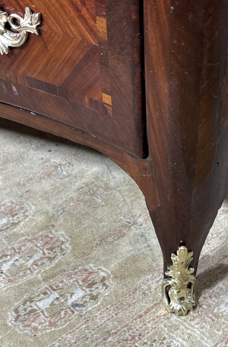 Louis XV Chest Of Drawers, Stamped “françois Garnier,” 18th Century -photo-4