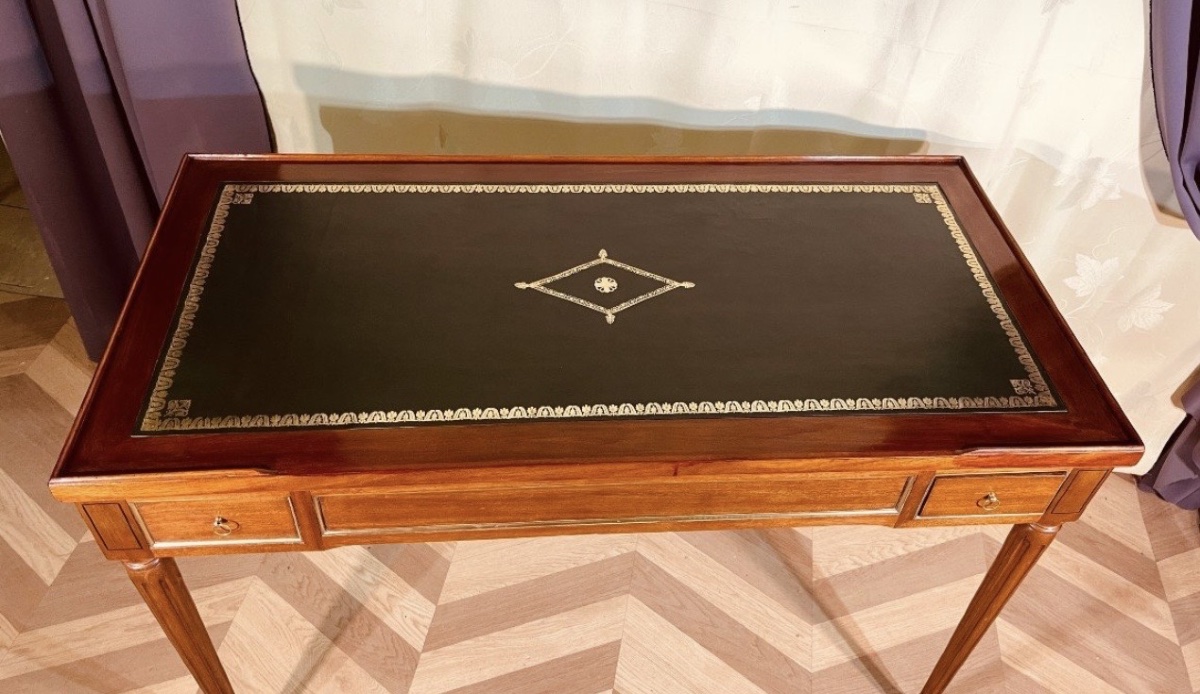 Tric Trac Table. Stamped “etienne Avril,” 18th Century -photo-2