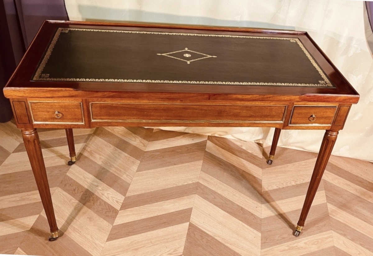 Tric Trac Table. Stamped “etienne Avril,” 18th Century -photo-2