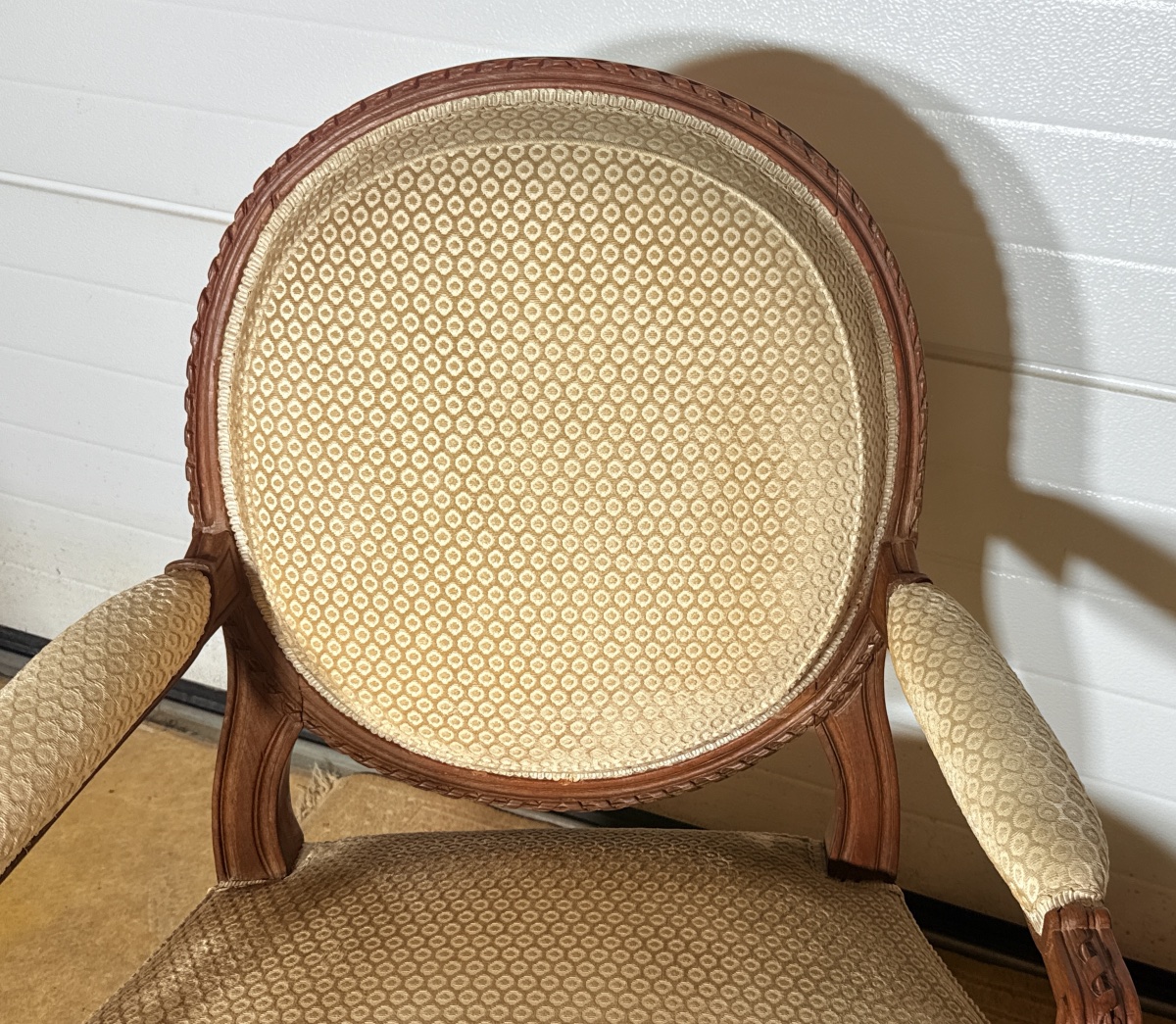 Paire de Fauteuils Louis XVI , Époque XVIIIe Siècle -photo-4