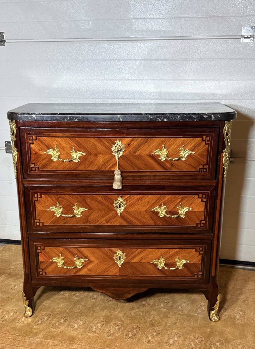 Commode Secrétaire , Époque Transition , XVIIIe Siècle -photo-2