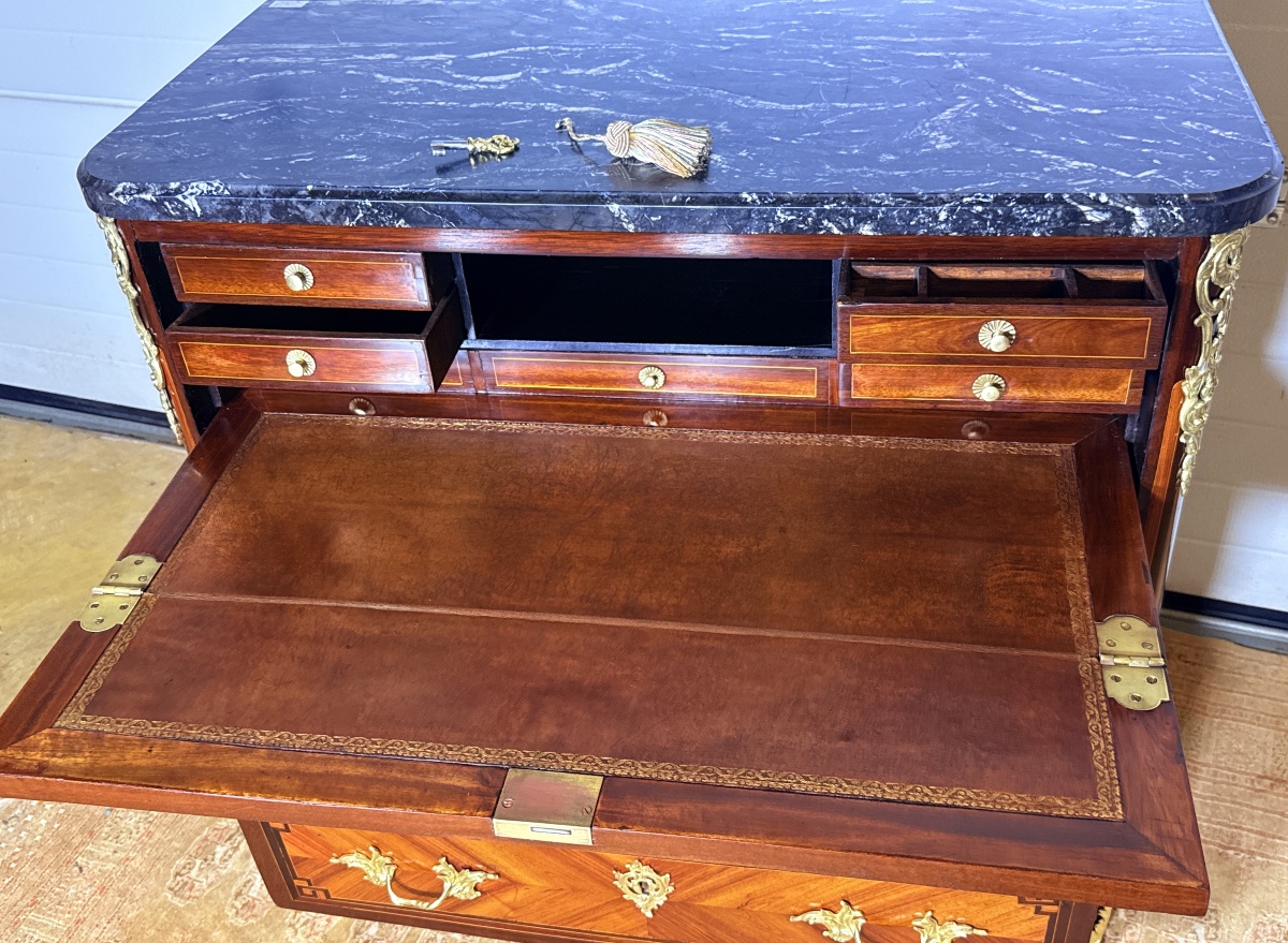 Commode Secrétaire , Époque Transition , XVIIIe Siècle -photo-1